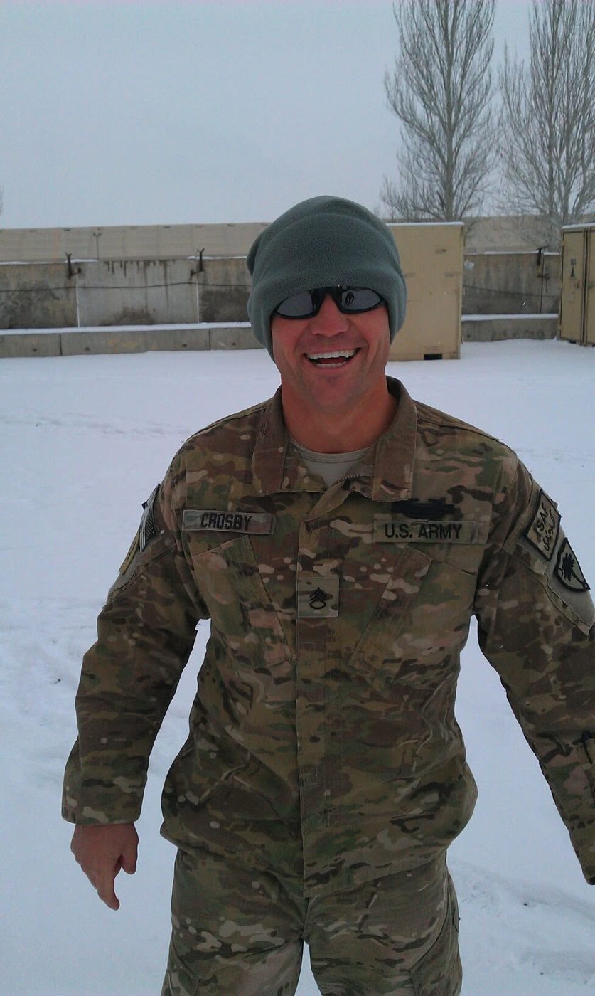 Robert Crosby in U.S. Army uniform